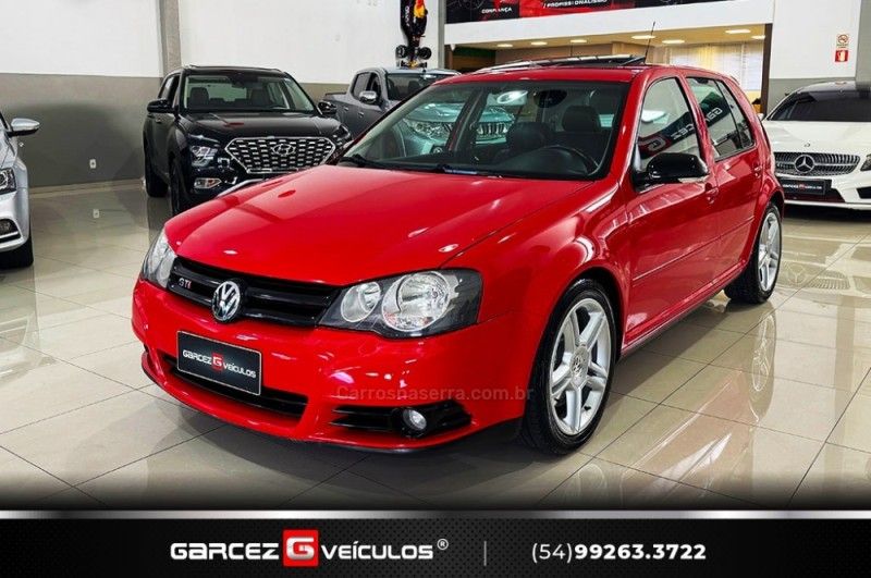 VOLKSWAGEN GOLF 1.8 MI GTI 20V 193CV TURBO 2008/2009 GARCEZ VEÍCULOS BENTO GONÇALVES / Carros no Vale