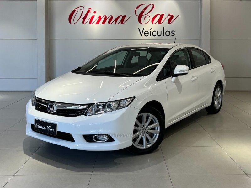 HONDA CIVIC 2.0 LXR 16V 2014/2014 ÓTIMA CAR FLORES DA CUNHA / Carros no Vale