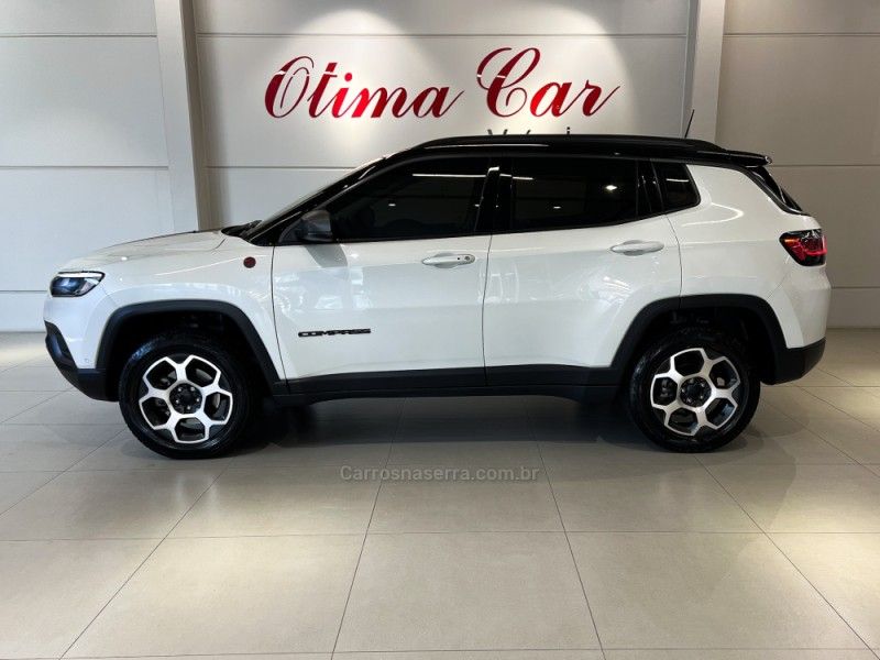 JEEP COMPASS 2.0 TRAILHAWK TD350 TURBO 4X4 2021/2022 ÓTIMA CAR FLORES DA CUNHA / Carros no Vale