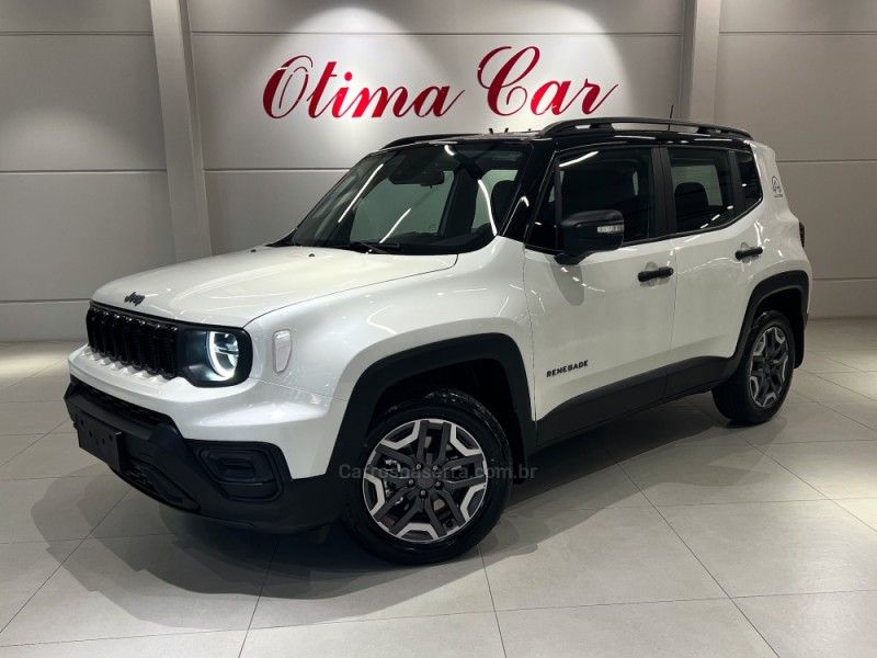 JEEP RENEGADE 1.3 16V ALTITUDE T270 TURBO 2025/2026 ÓTIMA CAR FLORES DA CUNHA / Carros no Vale