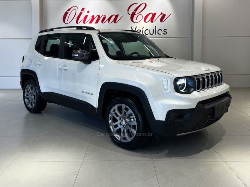 JEEP RENEGADE 1.3 LONGITUDE T270 16V TURBO 2025/2026 ÓTIMA CAR FLORES DA CUNHA / Carros no Vale