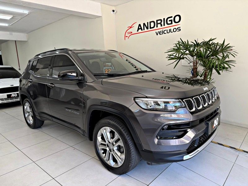 JEEP COMPASS 1.3 LONGITUDE T270 16V TURBO 4X2 2022/2022 ANDRIGO VEÍCULOS CAXIAS DO SUL / Carros no Vale JEEP COMPASS 1.3 LONGITUDE T270 16V TURBO 4X2 2022/2022 ANDRIGO VEÍCULOS CAXIAS DO SUL / Carros no Vale