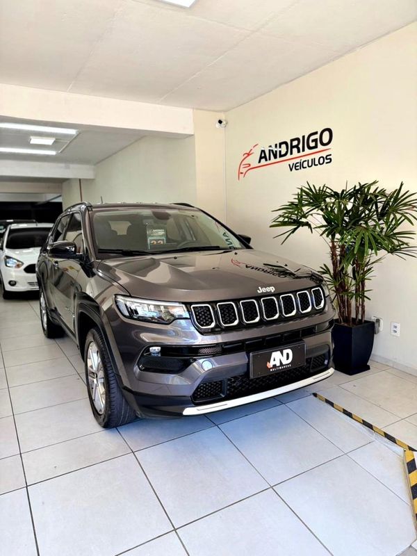 JEEP COMPASS 1.3 LONGITUDE T270 16V TURBO 4X2 2022/2022 ANDRIGO VEÍCULOS CAXIAS DO SUL / Carros no Vale JEEP COMPASS 1.3 LONGITUDE T270 16V TURBO 4X2 2022/2022 ANDRIGO VEÍCULOS CAXIAS DO SUL / Carros no Vale