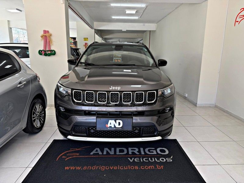 JEEP COMPASS 1.3 LONGITUDE T270 16V TURBO 4X2 2022/2022 ANDRIGO VEÍCULOS CAXIAS DO SUL / Carros no Vale JEEP COMPASS 1.3 LONGITUDE T270 16V TURBO 4X2 2022/2022 ANDRIGO VEÍCULOS CAXIAS DO SUL / Carros no Vale