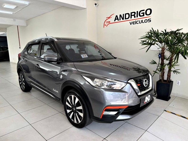 NISSAN KICKS 1.6 16V RIO XTRONIC 2016/2017 ANDRIGO VEÍCULOS CAXIAS DO SUL / Carros no Vale NISSAN KICKS 1.6 16V RIO XTRONIC 2016/2017 ANDRIGO VEÍCULOS CAXIAS DO SUL / Carros no Vale