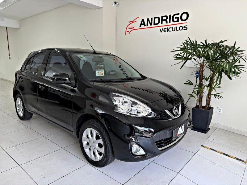 NISSAN MARCH 1.0 SV 16V 2015/2015 ANDRIGO VEÍCULOS CAXIAS DO SUL / Carros no Vale