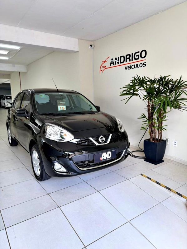 NISSAN MARCH 1.0 SV 16V 2015/2015 ANDRIGO VEÍCULOS CAXIAS DO SUL / Carros no Vale