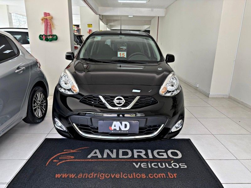 NISSAN MARCH 1.0 SV 16V 2015/2015 ANDRIGO VEÍCULOS CAXIAS DO SUL / Carros no Vale