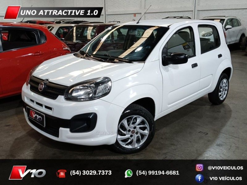 FIAT UNO 1.0 EVO ATTRACTIVE 8V 2020/2021 V10 VEÍCULOS CAXIAS DO SUL / Carros no Vale