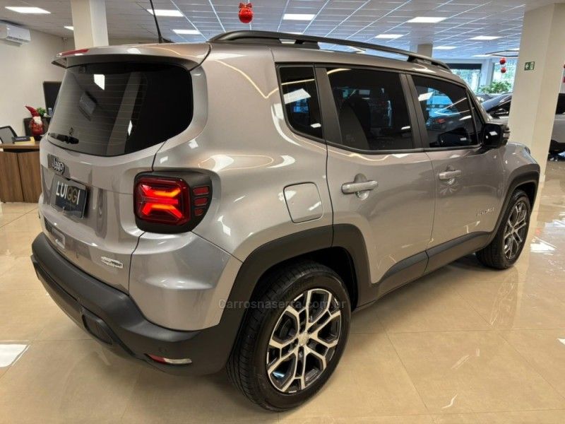 JEEP RENEGADE 1.3 LONGITUDE T270 16V TURBO 2024/2024 LUIGGI AUTOMÓVEIS CARLOS BARBOSA / Carros no Vale