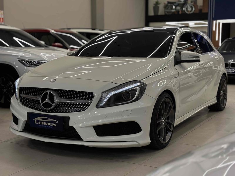 MERCEDES-BENZ A 250 2.0 SPORT TURBO AUTOMATIZADO 2014/2015 LEHMEN VEÍCULOS VENÂNCIO AIRES / Carros no Vale