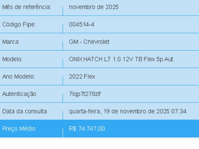 Chevrolet ONIX 1.0 TURBO FLEX LT AUTOMÁTICO 2021/2022 BETIOLO NOVOS E SEMINOVOS LAJEADO / Carros no Vale