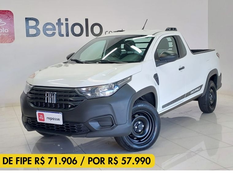Fiat STRADA 1.4 FIRE FLEX ENDURANCE CS MANUAL 2022/2022 BETIOLO NOVOS E SEMINOVOS LAJEADO / Carros no Vale