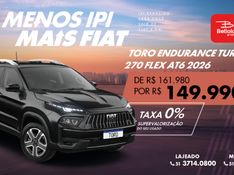 Fiat TORO 1.3 TURBO 270 FLEX ENDURANCE AT6 2025/2026 BETIOLO NOVOS E SEMINOVOS LAJEADO / Carros no Vale