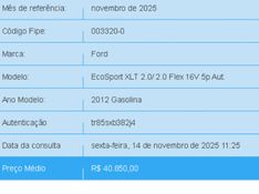 Ford ECOSPORT 2.0 XLT 16V FLEX 4P AUTOMÁTICO 2011/2012 BETIOLO NOVOS E SEMINOVOS LAJEADO / Carros no Vale