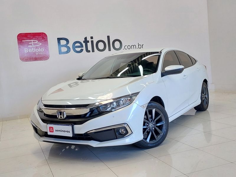 Honda CIVIC 2.0 16V FLEXONE EXL 4P CVT 2019/2020 BETIOLO NOVOS E SEMINOVOS LAJEADO / Carros no Vale Honda CIVIC 2.0 16V FLEXONE EXL 4P CVT 2019/2020 BETIOLO NOVOS E SEMINOVOS LAJEADO / Carros no Vale