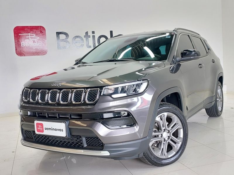 JEEP COMPASS 1.3 T270 TURBO FLEX LONGITUDE AT6 2023/2024 BETIOLO NOVOS E SEMINOVOS LAJEADO / Carros no Vale JEEP COMPASS 1.3 T270 TURBO FLEX LONGITUDE AT6 2023/2024 BETIOLO NOVOS E SEMINOVOS LAJEADO / Carros no Vale
