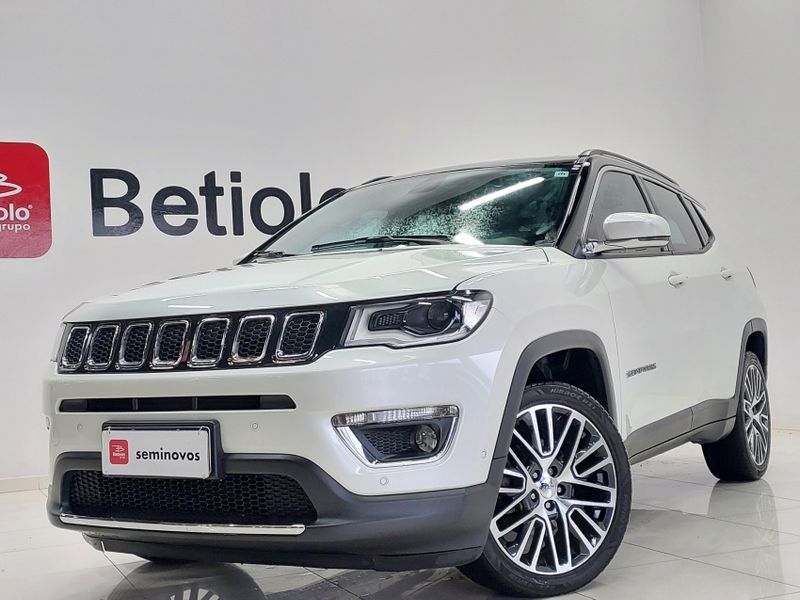 JEEP COMPASS 2.0 16V FLEX LIMITED AUTOMÁTICO 2020/2021 BETIOLO NOVOS E SEMINOVOS LAJEADO / Carros no Vale