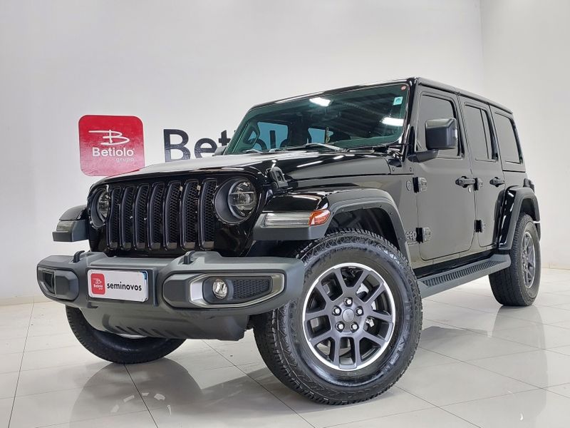 JEEP WRANGLER 2.0 TURBO GASOLINA UNLIMITED OVERLAND 4P 4X4 AT8 2021/2021 BETIOLO NOVOS E SEMINOVOS LAJEADO / Carros no Vale
