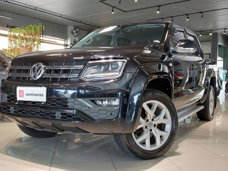 Volkswagen AMAROK 2.0 HIGHLINE 4X4 CD 16V TURBO INTERCOOLER DIESEL 4P AUTOMÁTICO 2021/2021 BETIOLO NOVOS E SEMINOVOS LAJEADO / Carros no Vale