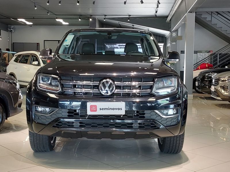 Volkswagen AMAROK 2.0 HIGHLINE 4X4 CD 16V TURBO INTERCOOLER DIESEL 4P AUTOMÁTICO 2021/2021 BETIOLO NOVOS E SEMINOVOS LAJEADO / Carros no Vale