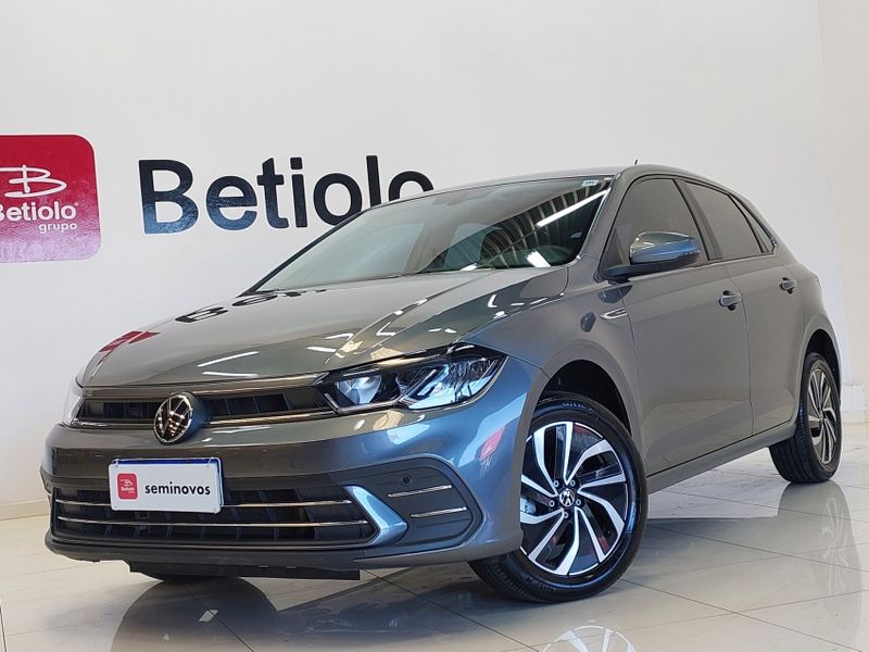 Volkswagen POLO 1.0 170 TSI HIGHLINE AUTOMÁTICO 2023/2024 BETIOLO NOVOS E SEMINOVOS LAJEADO / Carros no Vale