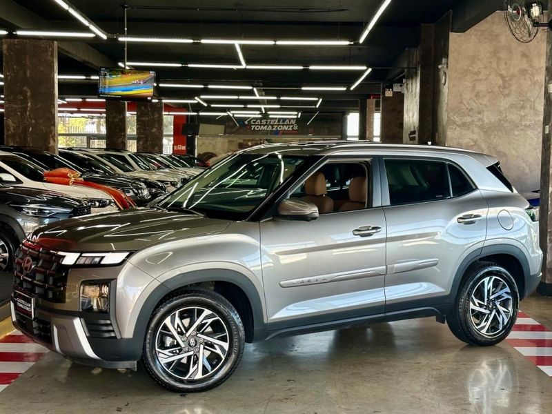 Hyundai CRETA 1.0 TGDI FLEX PLATINUM AUTOMÁTICO 2024/2025 CASTELLAN E TOMAZONI MOTORS CAXIAS DO SUL / Carros no Vale Hyundai CRETA 1.0 TGDI FLEX PLATINUM AUTOMÁTICO 2024/2025 CASTELLAN E TOMAZONI MOTORS CAXIAS DO SUL / Carros no Vale
