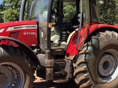 Trator Trator Massey Ferguson 6.714R 2024/2024 CAMINHÕES & CAMIONETAS PASSO FUNDO / Carros no Vale