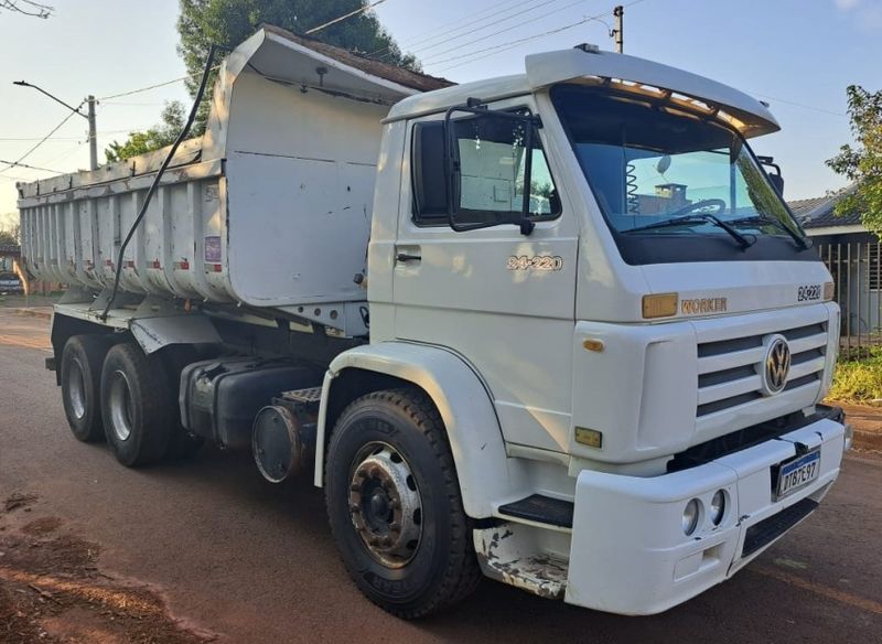 Volkswagen 24220 VW 24-220 Worker T 3-Eixos Caçamba 2007/2007 CAMINHÕES & CAMIONETAS PASSO FUNDO / Carros no Vale