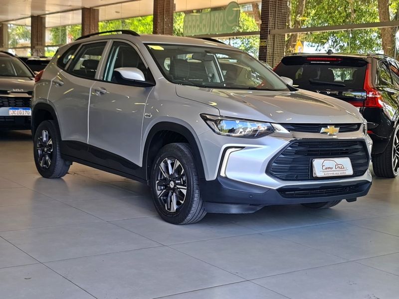 Chevrolet TRACKER 1.0 TURBO FLEX AUTOMÁTICO 2021/2022 CARRO DEZ NOVO HAMBURGO / Carros no Vale