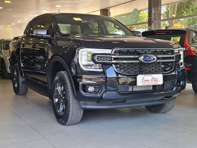 Ford RANGER 2.0 TURBO DIESEL CD BLACK 4X2 AUTOMÁTICO 2024/2025 CARRO DEZ NOVO HAMBURGO / Carros no Vale