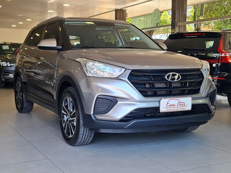 Hyundai CRETA 1.6 16V FLEX ACTION AUTOMÁTICO 2020/2021 CARRO DEZ NOVO HAMBURGO / Carros no Vale
