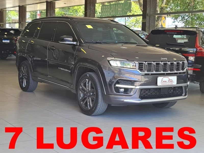 JEEP COMMANDER 2.0 HURRICANE 4 TURBO GASOLINA OVERLAND AT9 2024/2025 CARRO DEZ NOVO HAMBURGO / Carros no Vale