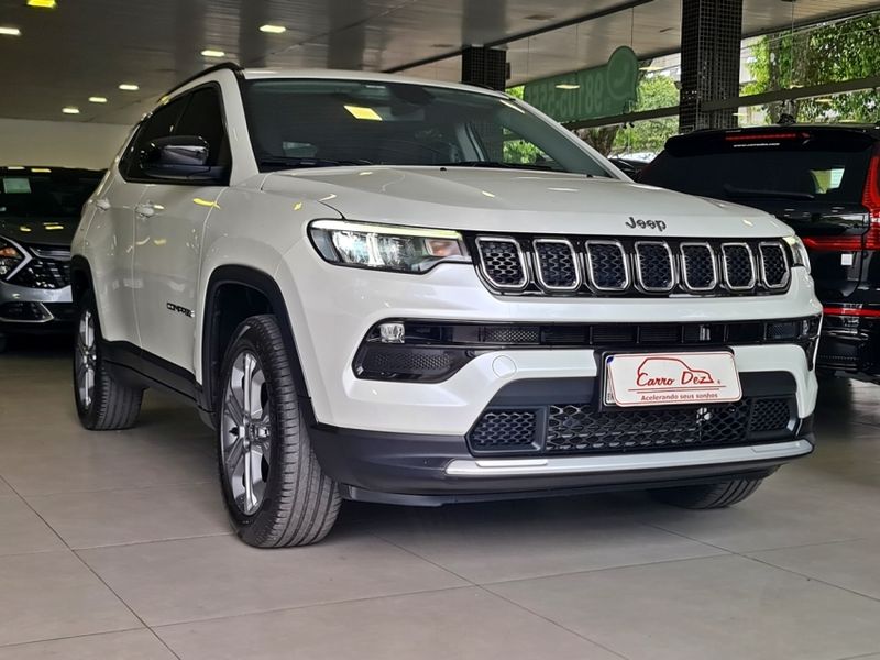 JEEP COMPASS 1.3 T270 TURBO FLEX LONGITUDE AT6 2022/2022 CARRO DEZ NOVO HAMBURGO / Carros no Vale