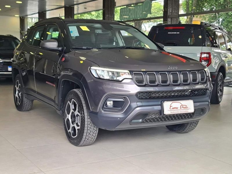 JEEP COMPASS 2.0 TD350 TURBO DIESEL TRAILHAWK AT9 2021/2022 CARRO DEZ NOVO HAMBURGO / Carros no Vale JEEP COMPASS 2.0 TD350 TURBO DIESEL TRAILHAWK AT9 2021/2022 CARRO DEZ NOVO HAMBURGO / Carros no Vale