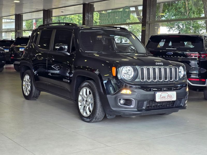 JEEP RENEGADE 1.8 16V FLEX LONGITUDE 4P AUTOMÁTICO 2015/2016 CARRO DEZ NOVO HAMBURGO / Carros no Vale