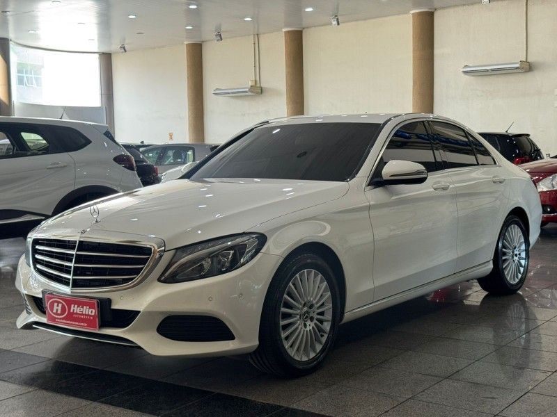 Mercedes-Benz C 180 EXCLUSIVE 1.6 TURBO 2018 HÉLIO AUTOMÓVEIS LAJEADO / Carros no Vale