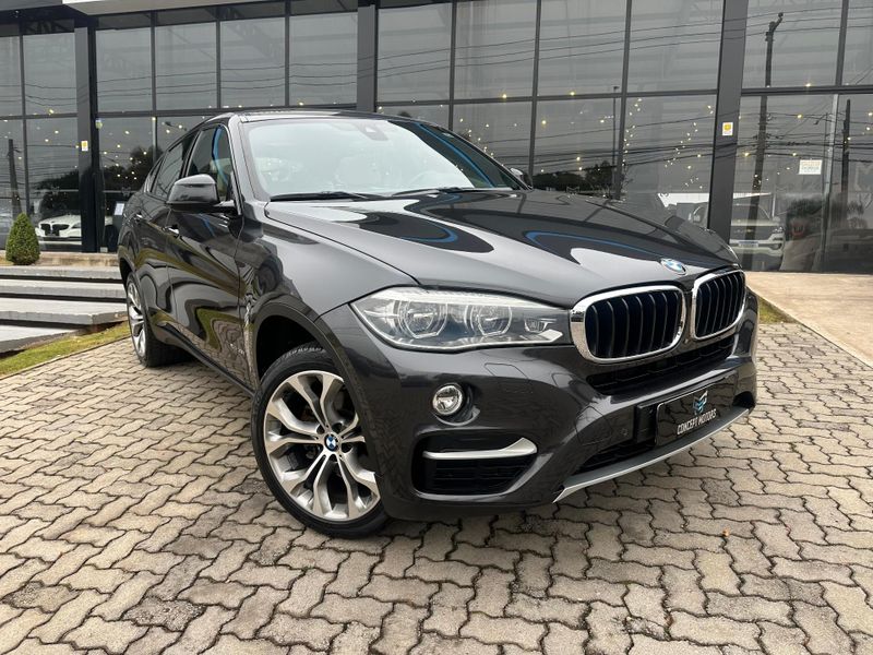 BMW X6 XDRIVE 35i 3.0 306cv Bi-Turbo 2018/2019 CONCEPT MOTORS PASSO FUNDO / Carros no Vale