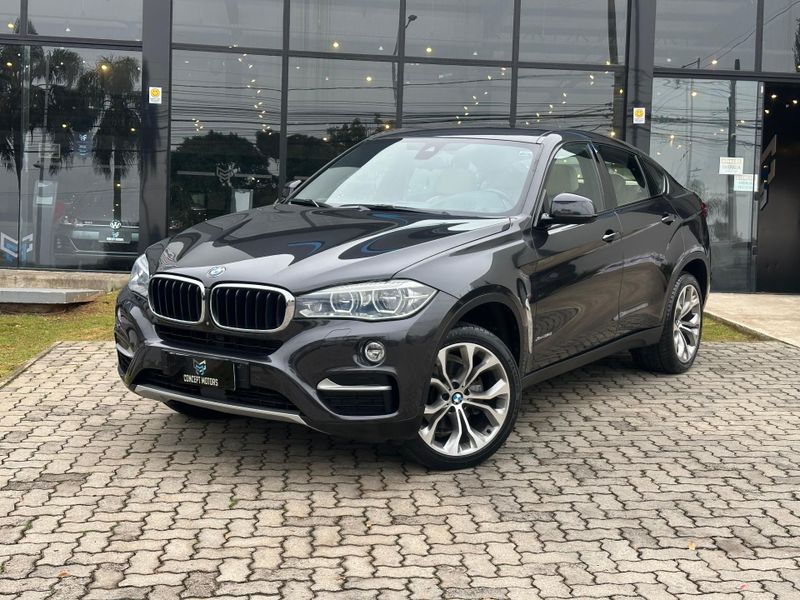 BMW X6 XDRIVE 35i 3.0 306cv Bi-Turbo 2018/2019 CONCEPT MOTORS PASSO FUNDO / Carros no Vale