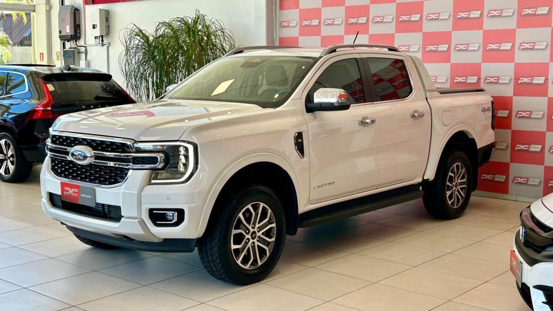 Ford Ranger Limited 3.0 V6 4×4 CD TB Die 2023/2024 PC VEÍCULOS SANTA CRUZ DO SUL / Carros no Vale