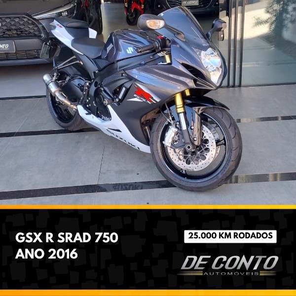 SUZUKI MOTOS GSX R 750 SRAD /2016 DE CONTO AUTOMÓVEIS SARANDI / Carros no Vale