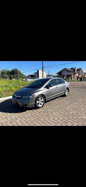 HONDA CIVIC 1.8 LXS 16V FLEX 4P MANUAL 2008/2008 ELY AUTOMÓVEIS LAJEADO / Carros no Vale