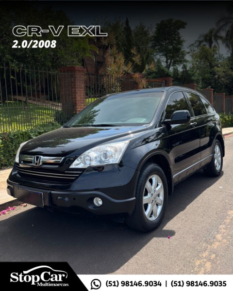 HONDA CR-V EXL 2.0 16V 4WD/2.0 FLEXONE AUT. 2008/2008 STOPCAR MULTIMARCAS ESTRELA / Carros no Vale
