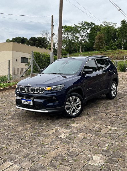 JEEP COMPASS 1.3 T270 TURBO FLEX LONGITUDE AT6 2022/2022 BOSCO AUTOMÓVEIS GUAPORÉ / Carros no Vale JEEP COMPASS 1.3 T270 TURBO FLEX LONGITUDE AT6 2022/2022 BOSCO AUTOMÓVEIS GUAPORÉ / Carros no Vale