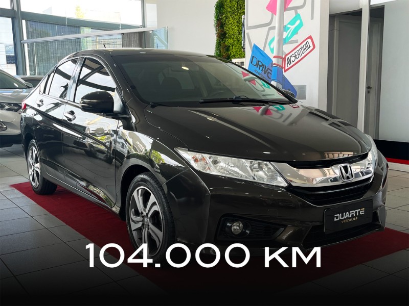 HONDA CITY 1.5 EX 16V FLEX 4P AUTOMÁTICO 2015/2015 DUARTE VEÍCULOS PORTO ALEGRE / Carros no Vale