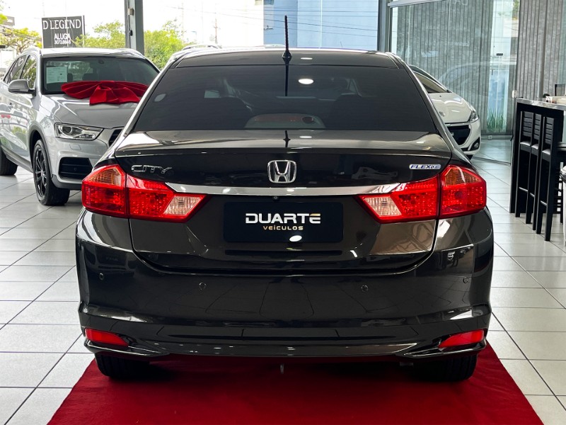 HONDA CITY 1.5 EX 16V FLEX 4P AUTOMÁTICO 2015/2015 DUARTE VEÍCULOS PORTO ALEGRE / Carros no Vale