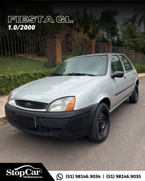 FORD FIESTA GL 1.0 2000/2000 STOPCAR MULTIMARCAS ESTRELA / Carros no Vale
