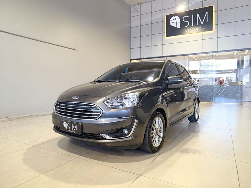 Ford Ka 1.5 Sedan Titanium 12v 2019/2020 SIM VEÍCULOS PORTO ALEGRE / Carros no Vale
