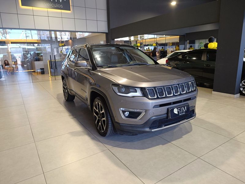 Jeep Compass Limited 2.0 4×2 16v 2018/2019 SIM VEÍCULOS PORTO ALEGRE / Carros no Vale