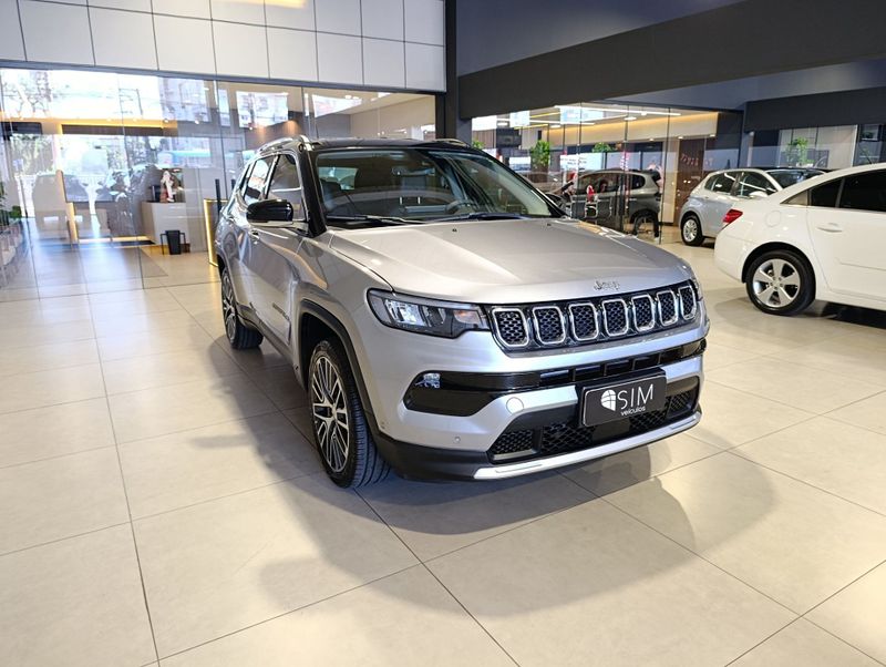 Jeep Compass Limited T270 1.3 Tb 4×2 2021/2022 SIM VEÍCULOS PORTO ALEGRE / Carros no Vale